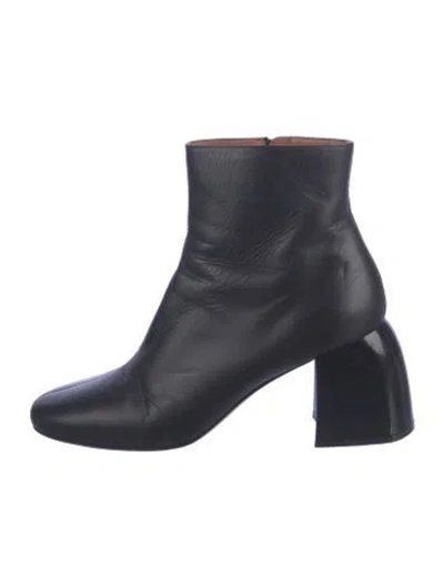 Pre-owned Sportmax Leather Boots In Blue