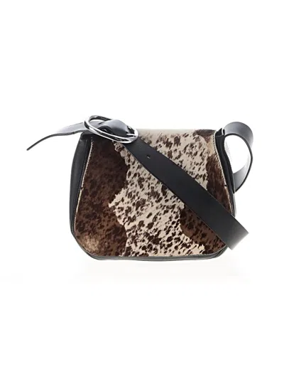 Pre-owned Sportmax Leather Crossbody Bag In Brown
