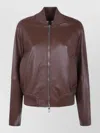Sportmax Leather Single Breasted Coat