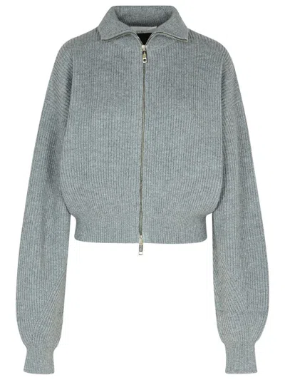 Sportmax Svago Grey Cashmere Blend Cardigan