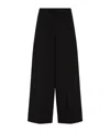 Sportmax High-waisted Trousers - Women's - Polyamide/elastane/viscose In Black