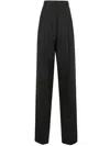 Sportmax Leone Pences Cotton Trousers Clothing In Black