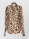 Sportmax Armony Animal Patterned Long-sleeved Shirt