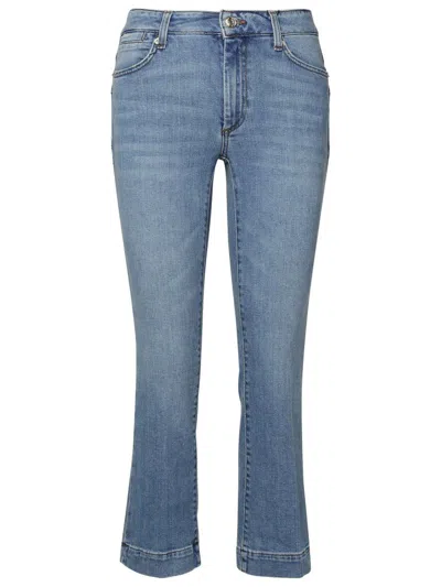 Sportmax Light Blue Cotton Jeans