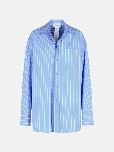 Sportmax Light Blue Cotton Shirt