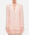 Sportmax Acacia Single Breasted Blazer In Light Pink