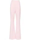 Sportmax Olea High-waist Flared Trousers In Light Purple