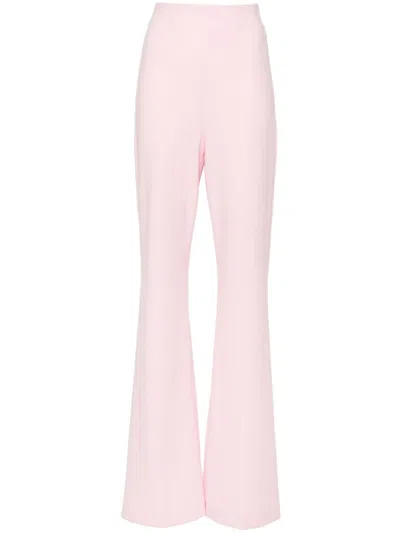SPORTMAX LIGHT PURPLE HIGH-WAISTED TROUSERS