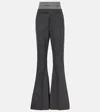 SPORTMAX LINCE WOOL FLARED PANTS