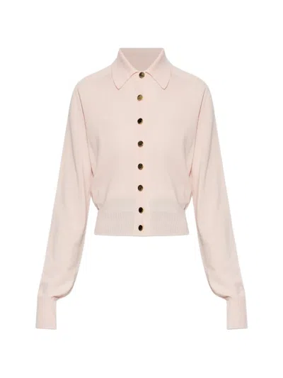 Sportmax Lirica Button-up Cardigan In Pink