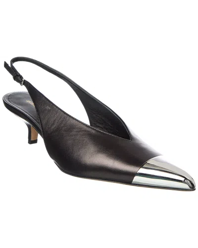 Sportmax Liuti Leather Slingback Pump