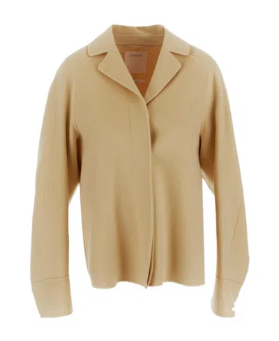 Sportmax Logo Casual Jacket In Nude