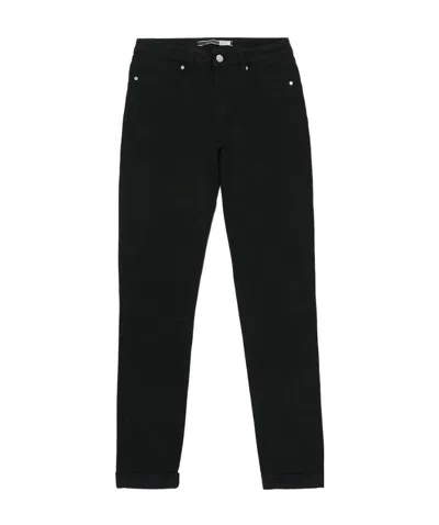 Sportmax Logo Details Jeans In Black