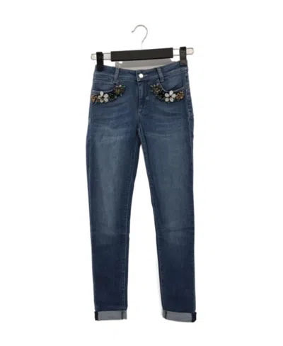 Sportmax Logo Details Jeans In Black