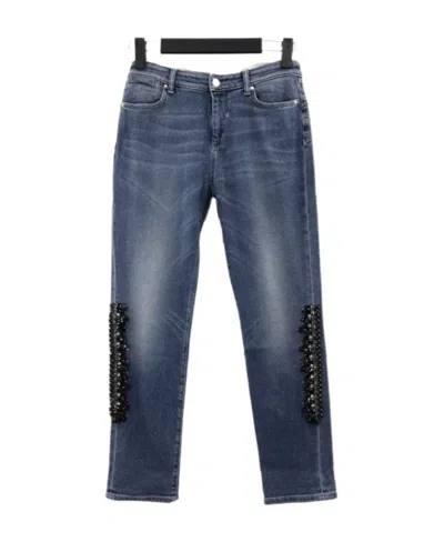 SPORTMAX LOGO DETAIL JEANS