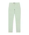 Sportmax Logo Details Jeans In Green