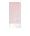 Sportmax Fringed Edge Scarf Collection In Pink