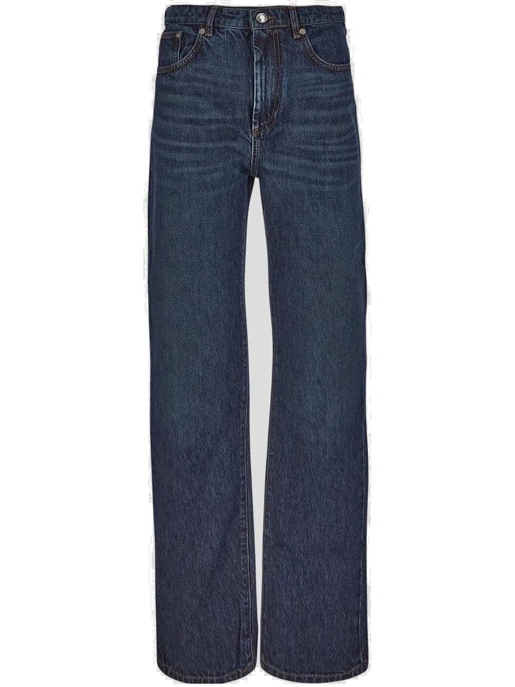 【送料&関税込】SportMax Logo Patch Straight Leg Jeans Sportmax Logo Patch Straight Leg Jeans In Blue | ModeSens
