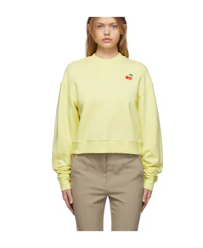 Sportmax Logo Round-neck Sweater In Nude