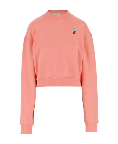 Sportmax Logo Sweater In Orange