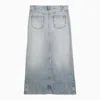 Sportmax Long Denim Skirt Inside Out