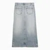 Sportmax Long Denim Skirt Inside Out