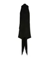 Sportmax Long Double-faced Pure Wool Dress - Runway In Black