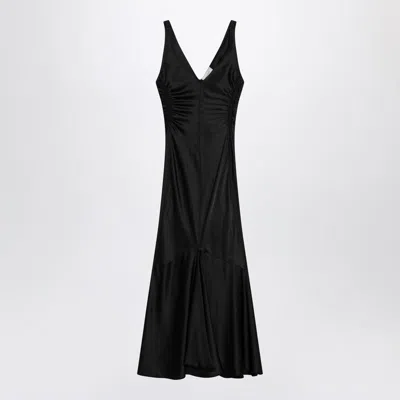 Sportmax Long Dress In Satin
