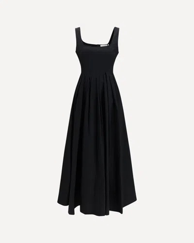 Sportmax Long Giro Dress In Black