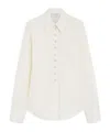 Sportmax Long Shirt With Waist Cut In Neutral