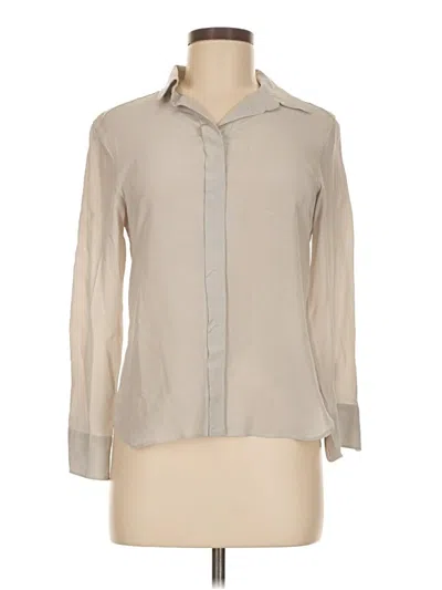 Pre-owned Sportmax Long Sleeve Blouse In Brown