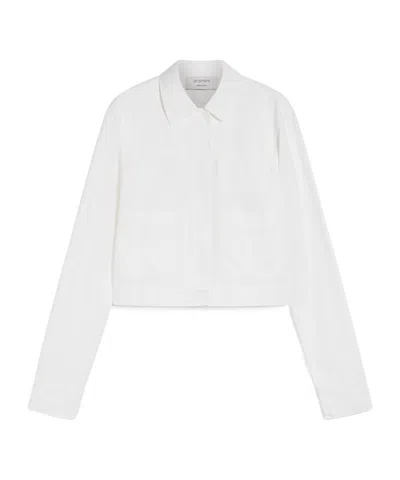 Sportmax Long Sleeve Casual Jacket In White