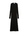 Sportmax Bubble Effect Sheer Dress In Black