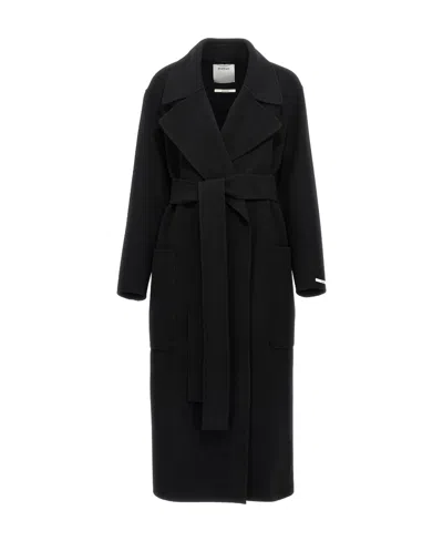 SPORTMAX LONG-SLEEVED COAT WITH BELT