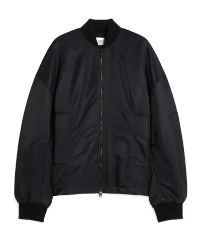 Sportmax Long-sleeved Cotton Clothes In Black