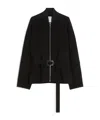Sportmax Long-sleeved Jacket In Black