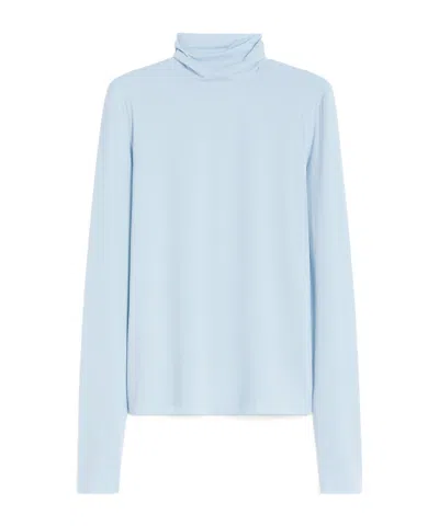 SPORTMAX LONG-SLEEVED KNITTED TURTLENECK SWEATER