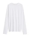 Sportmax Long Sleeved Plain Knitted T-shirt In White