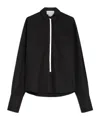 Sportmax Woman Shirt Black Size 8 Cotton In Black
