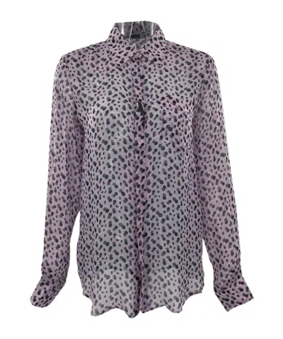 Sportmax Long-sleeved Shirt In Gray