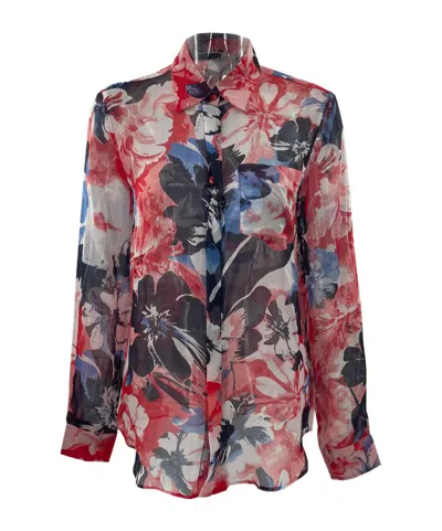 Sportmax Long-sleeved Shirt In Multicolor