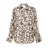 Sportmax Armony Animal Patterned Long-sleeved Shirt In Nude