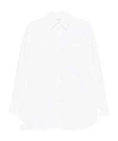 Sportmax Long-sleeved Shirt In White
