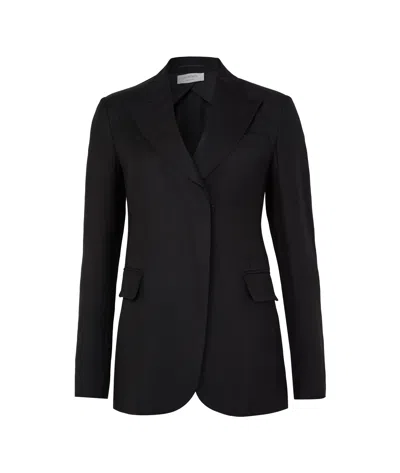 Sportmax Long-sleeved Suit Coat In Black