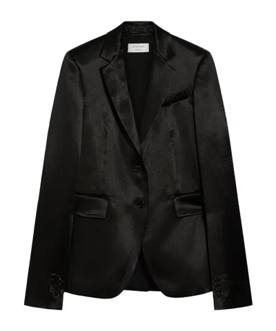 Sportmax Long-sleeved Suit Coat In Black