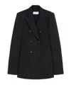 Sportmax Double-breasted Jacket Featuring Button Detailing In Black
