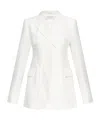 Sportmax Long-sleeved Suit Jacket In White