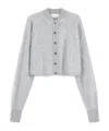 Sportmax Long-sleeved Sweater In Gray
