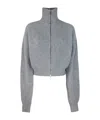 Sportmax Grey Wool Blend Calipso Cardigan In Gray