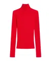 Sportmax Long-sleeved Sweater In Red